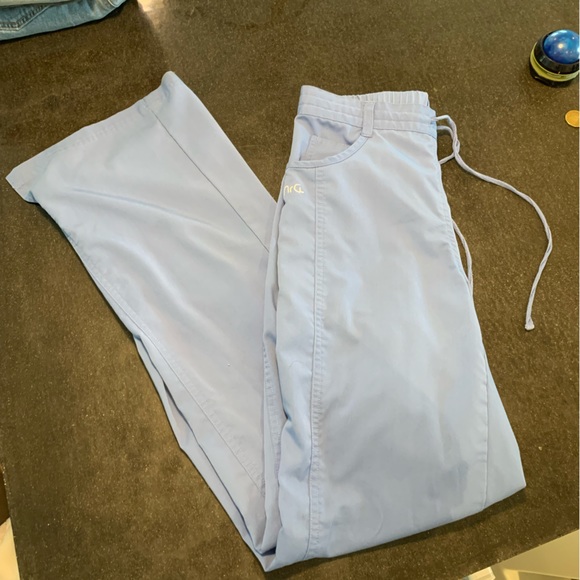 Nrg by barco scrub pants tall xs stretch ceil blue - Picture 2 of 3